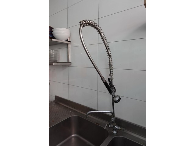Dubbele inox spoelbak - afbeelding 3 van  4