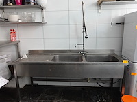 Dubbele inox spoelbak - afbeelding 4 van  4