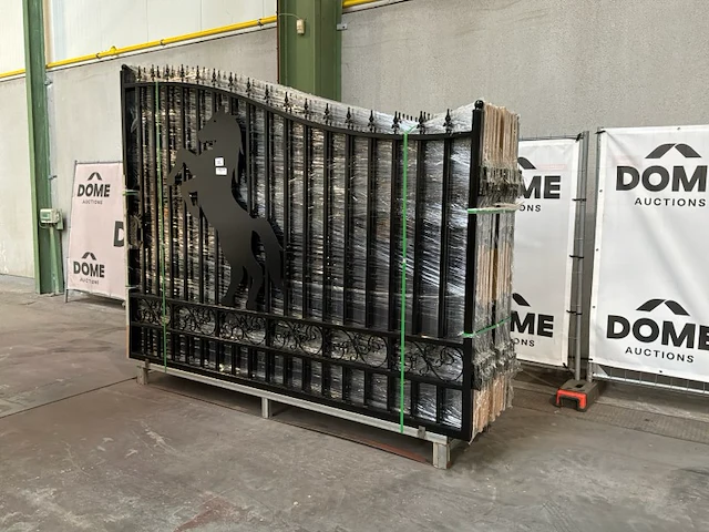 Dubbele inrijpoort paard (ongebruikt) - afbeelding 1 van  8