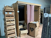 Dubbele kleedcabine
