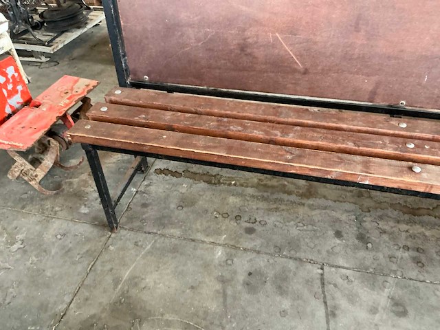 Dubbele kleedkamerbank - afbeelding 2 van  5