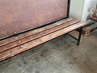 Dubbele kleedkamerbank - afbeelding 3 van  5