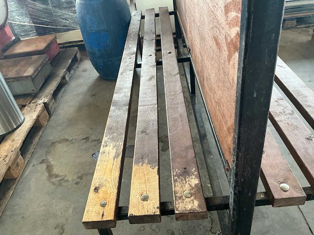 Dubbele kleedkamerbank - afbeelding 5 van  5