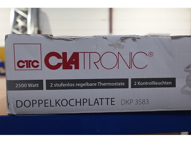 Dubbele kookplaat clatronic - afbeelding 2 van  2