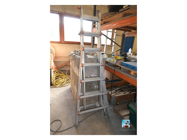 Dubbele ladder - afbeelding 1 van  5