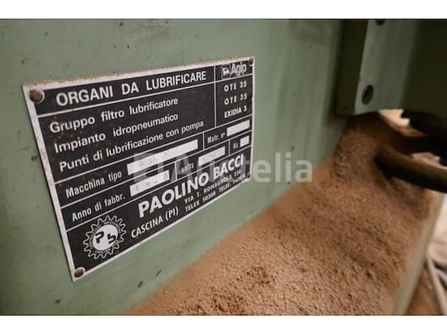 Dubbele langgatboormachine paolino bacci - afbeelding 7 van  7