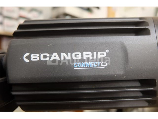 Dubbele led bouwplaats spotlight op scangrip connect statief - afbeelding 1 van  11