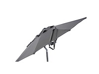 Dubbele parasol met krukas en ventilatie, uv80+ bescherming - anthraciet - 270 x 450cm - afbeelding 5 van  7