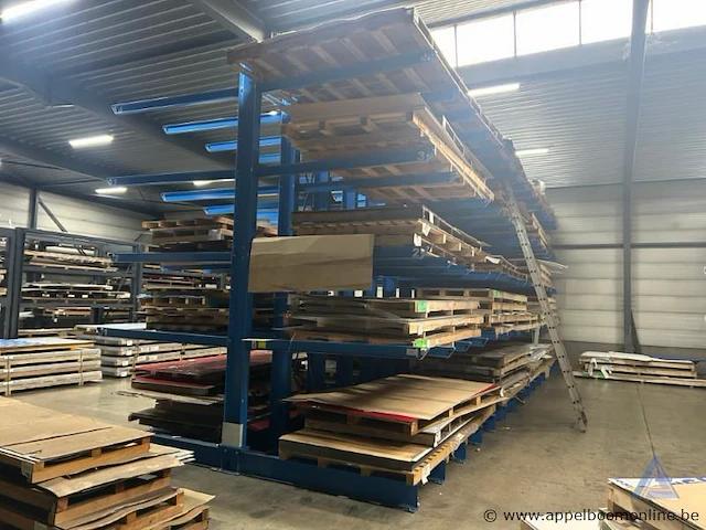 Dubbele platenstelling lengte 14 m - afbeelding 1 van  3