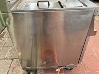 Dubbele professionele gasfriteuse – rvs – 2 × 15 l – mobiel - afbeelding 3 van  11