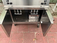 Dubbele professionele gasfriteuse – rvs – 2 × 15 l – mobiel - afbeelding 8 van  11