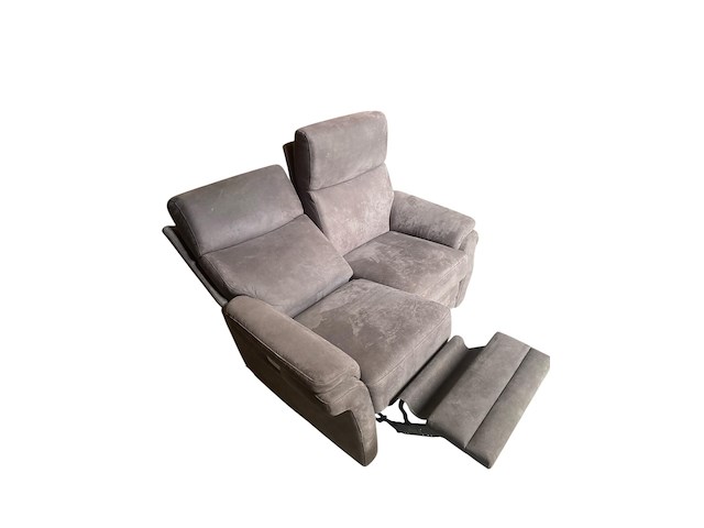 Dubbele relax-zetel - grijs - werkend - afbeelding 4 van  5