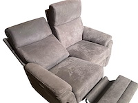 Dubbele relax-zetel - grijs - werkend - afbeelding 4 van  5