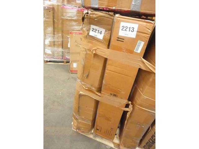 Dubbele roten hangstoel met standaard - afbeelding 7 van  7