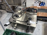 Dubbele rvs friteuse ggmgastro