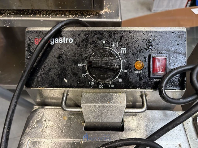 Dubbele rvs friteuse ggmgastro - afbeelding 2 van  8