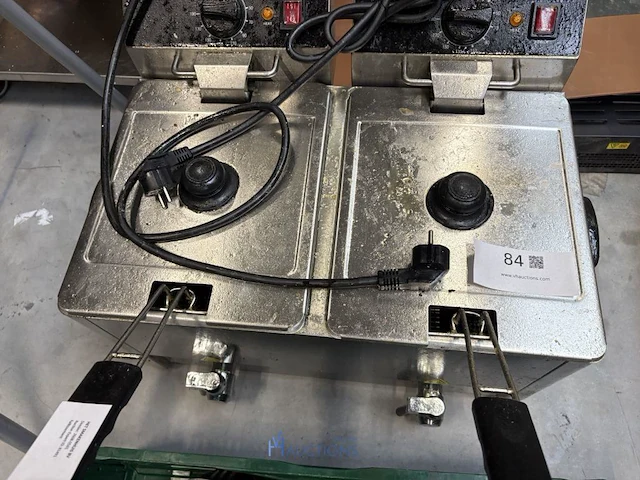 Dubbele rvs friteuse ggmgastro - afbeelding 4 van  8