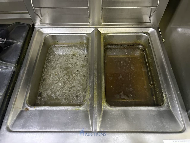 Dubbele rvs-friteuse komel - afbeelding 12 van  14