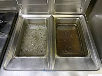 Dubbele rvs-friteuse komel - afbeelding 12 van  14