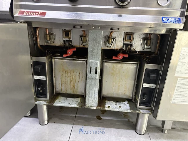 Dubbele rvs-friteuse komel - afbeelding 14 van  14