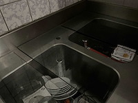 Dubbele rvs spoeltafel - afbeelding 3 van  3