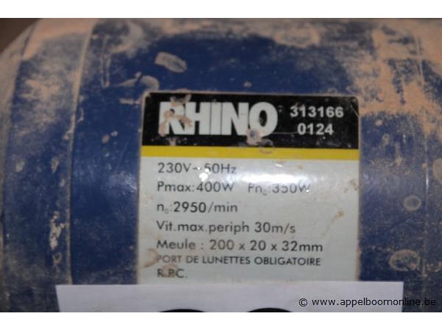 Dubbele schuurmolen rhino - afbeelding 2 van  2