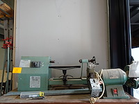 Dubbele slijpmolen + draaibank