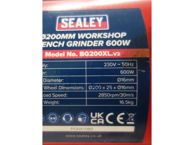 Dubbele slijpmolen sealey - afbeelding 2 van  10