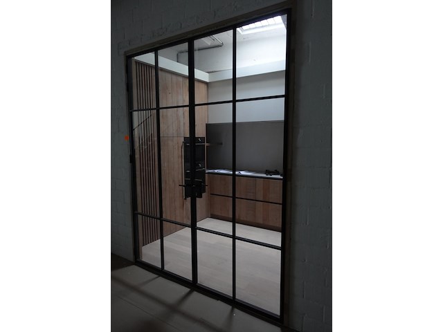 Dubbele smeedwerken deur - afbeelding 2 van  4