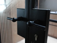 Dubbele smeedwerken deur - afbeelding 3 van  4