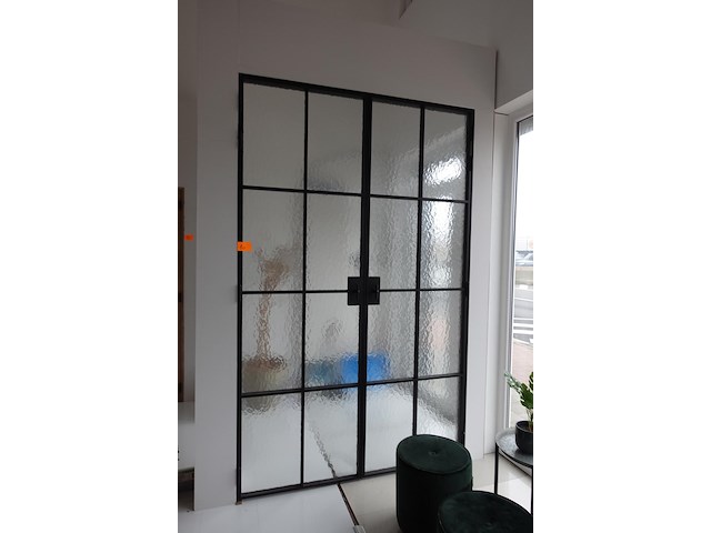 Dubbele smeedwerken deur - afbeelding 1 van  3