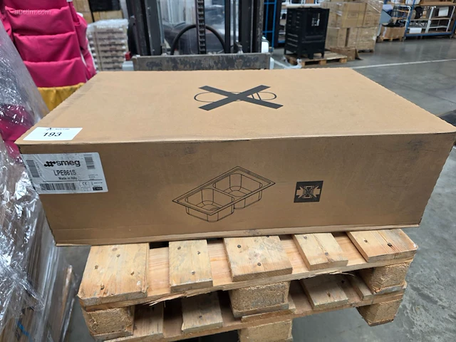 Dubbele spoelbak smeg lpe861s - afbeelding 2 van  3