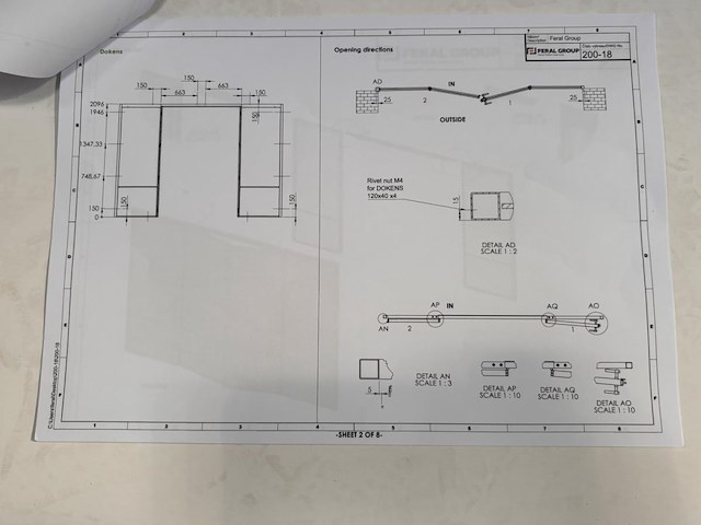 Dubbele stalen deur met zijlichten - buitenschrijnwerk - afbeelding 8 van  9