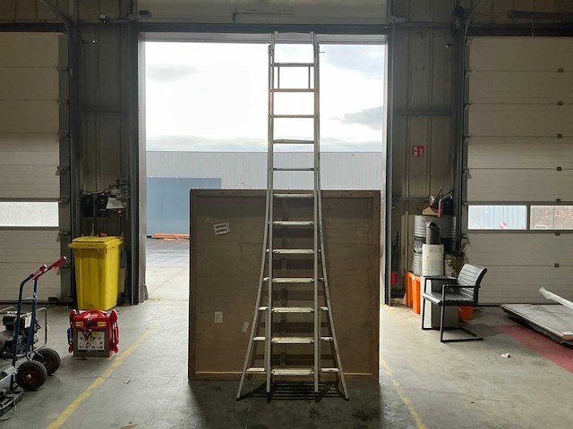 Dubbele steekladder 2x12 - afbeelding 1 van  4