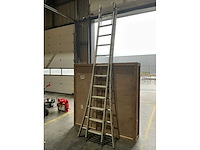 Dubbele steekladder 2x12 - afbeelding 2 van  4
