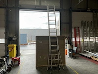 Dubbele steekladder 2x14 - afbeelding 1 van  4