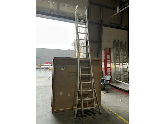 Dubbele steekladder 2x14 - afbeelding 2 van  4