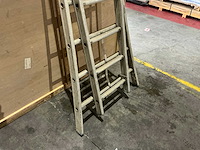 Dubbele steekladder 2x14 - afbeelding 3 van  4