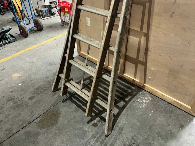 Dubbele steekladder 2x16 - afbeelding 3 van  4