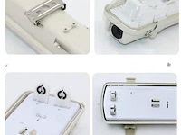 Dubbele tl armatuur 120cm – ip65 waterdicht – fluorescerend frame (x16) - afbeelding 3 van  6