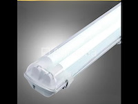 Dubbele tl armatuur 120cm – ip65 waterdicht – fluorescerend frame (x24) - afbeelding 2 van  6
