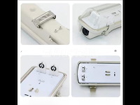 Dubbele tl armatuur 120cm – ip65 waterdicht – fluorescerend frame (x24) - afbeelding 4 van  6