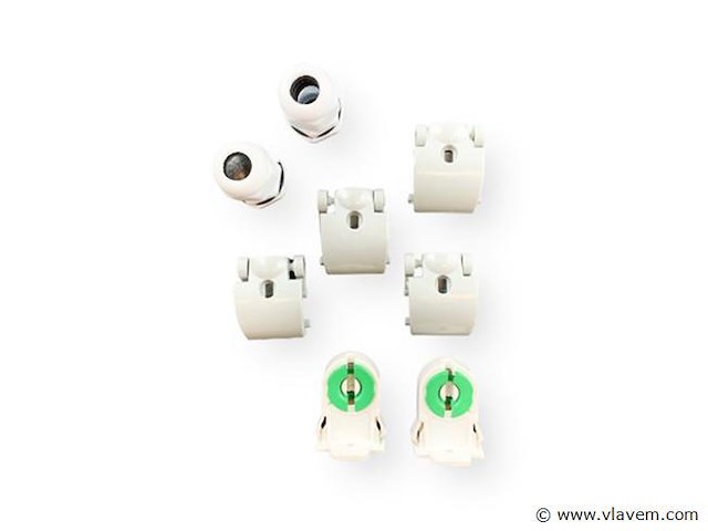 Dubbele tl armatuur 120cm – ip65 waterdicht – fluorescerend frame (x8) - afbeelding 4 van  6