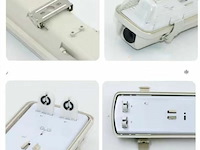 Dubbele tl armatuur 120cm – ip65 waterdicht – fluorescerend frame (x8) - afbeelding 4 van  7