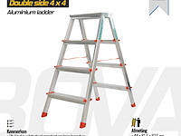 Dubbele trap 4+4 treden - afbeelding 1 van  4