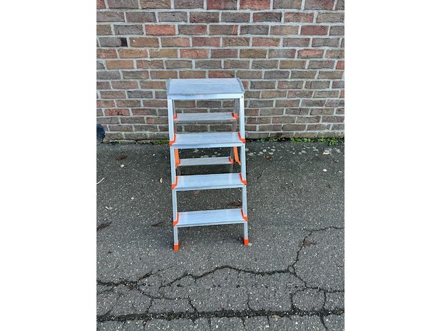 Dubbele trap 4+4 treden - afbeelding 3 van  4