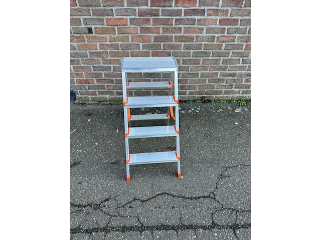 Dubbele trap 4+4 treden - afbeelding 3 van  4