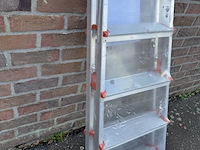 Dubbele trap 5+5 treden - afbeelding 2 van  2