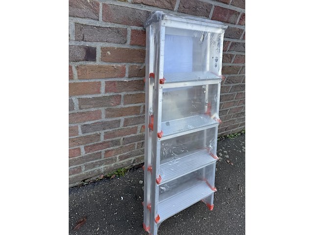 Dubbele trap 5+5 treden - afbeelding 2 van  2