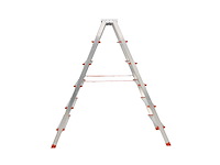 Dubbele trap 6+6 treden - afbeelding 3 van  4